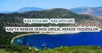 Kaş Plajları – Kaş Koyları – Kaş’ta Nerede Denize Girilir